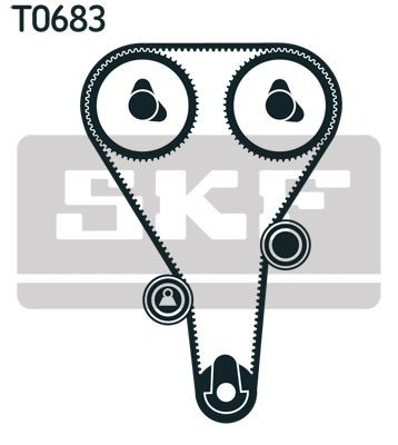 VKMA94506 SKF Комплект ремня ГРМ