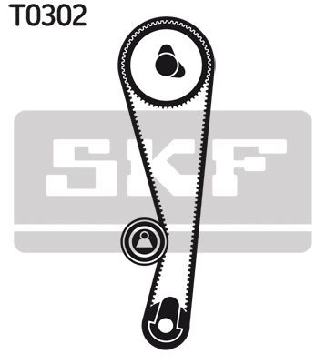 VKMA96218 SKF Комплект ремня ГРМ