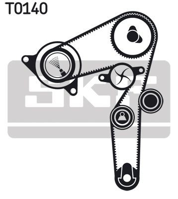 VKMC02194 SKF Комплект ремня ГРМ