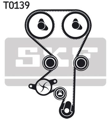 ГРМ ремни, комплект SKF VKMC051501 цена, от 103.08 USD
