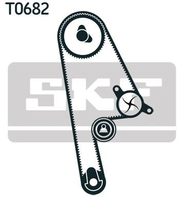 VKMC93616 SKF Комплект ремня ГРМ