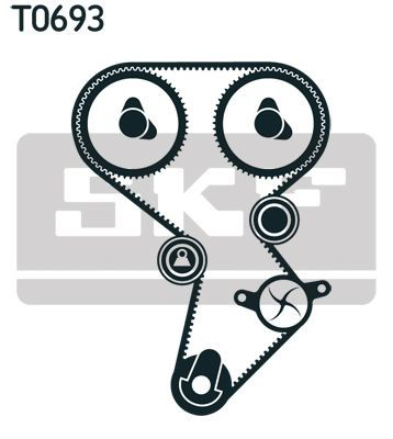 Купить VKMC95624 SKF Комплект ГРМ