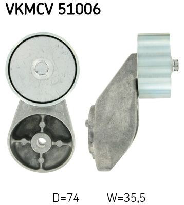 VKMCV51006 SKF Натяжитель клинового ремня