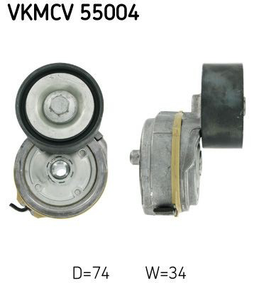 VKMCV55004 SKF Натяжитель клинового ремня