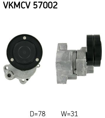 VKMCV57002 SKF Натяжитель клинового ремня
