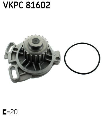 Помпа охлаждения SKF VKPC81602 цена, от 33.04 USD