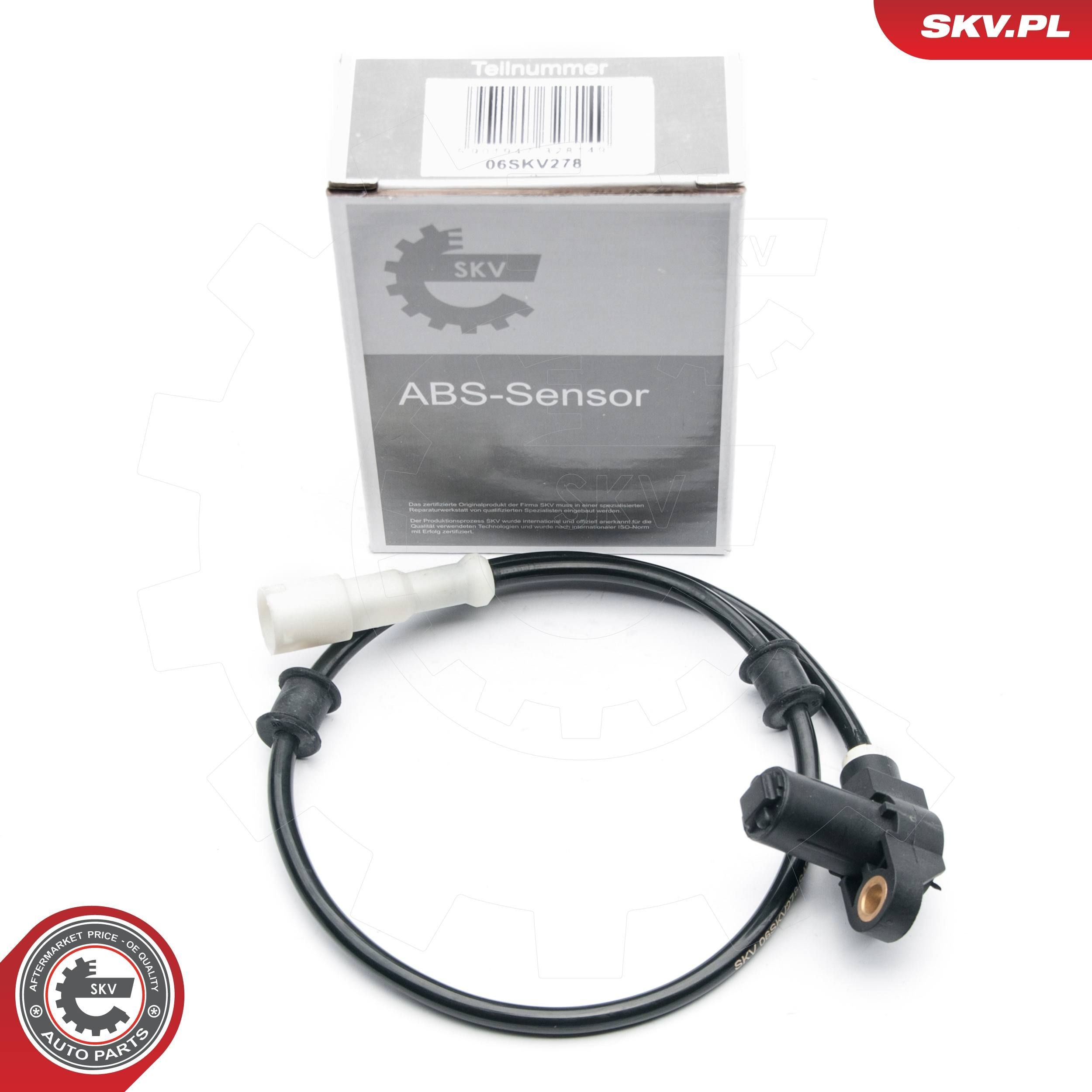 06SKV278 SKV Датчик АБС