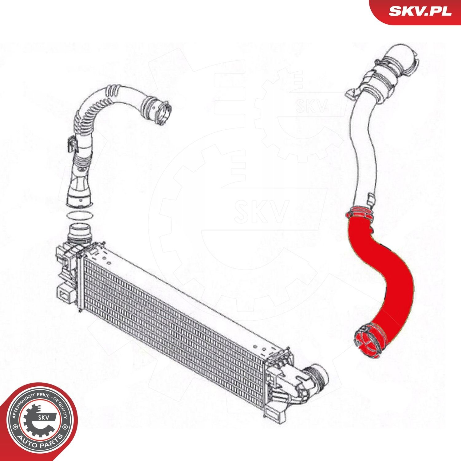 Шланг интеркуллера SKV 24SKV796