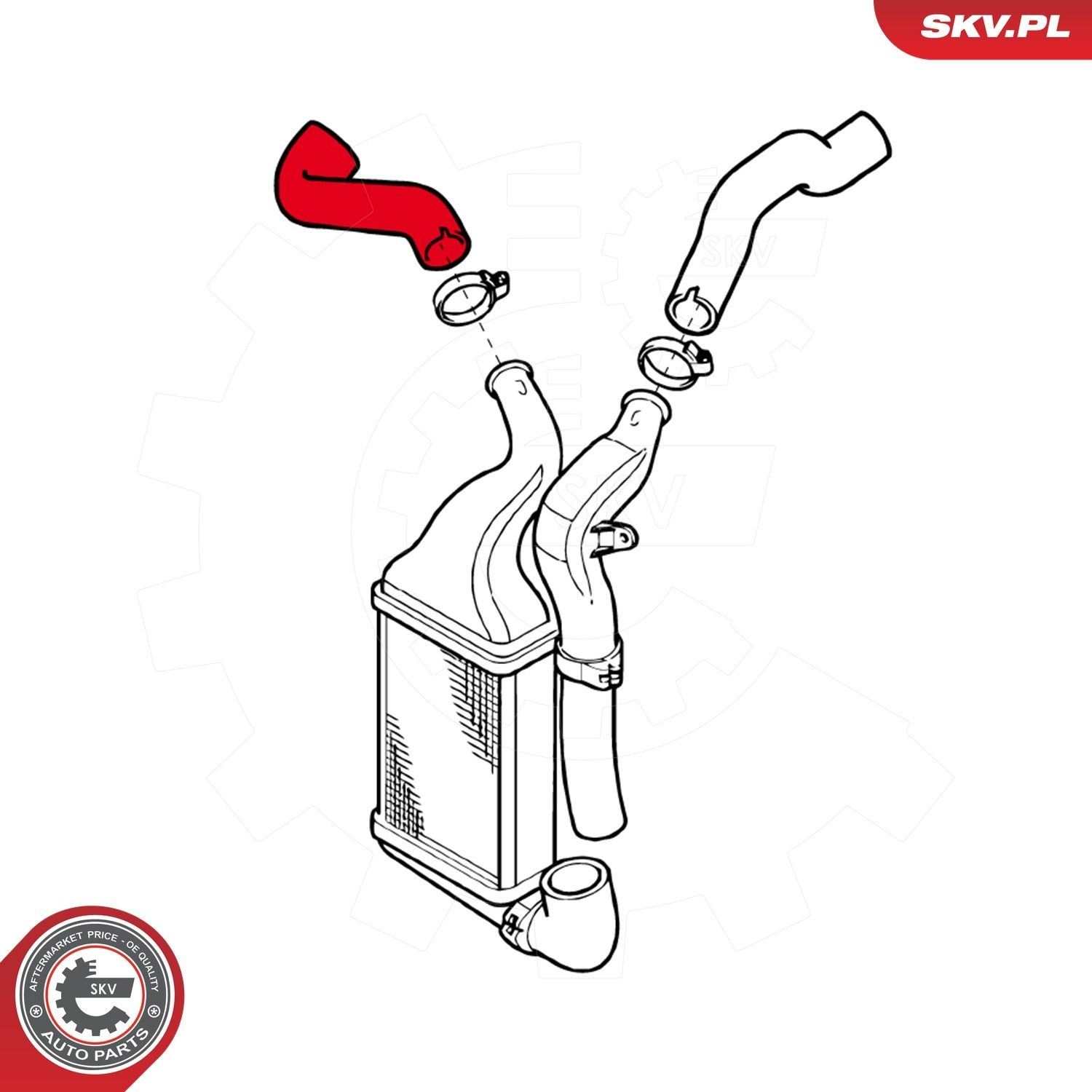 Шланг интеркуллера SKV 24SKV851