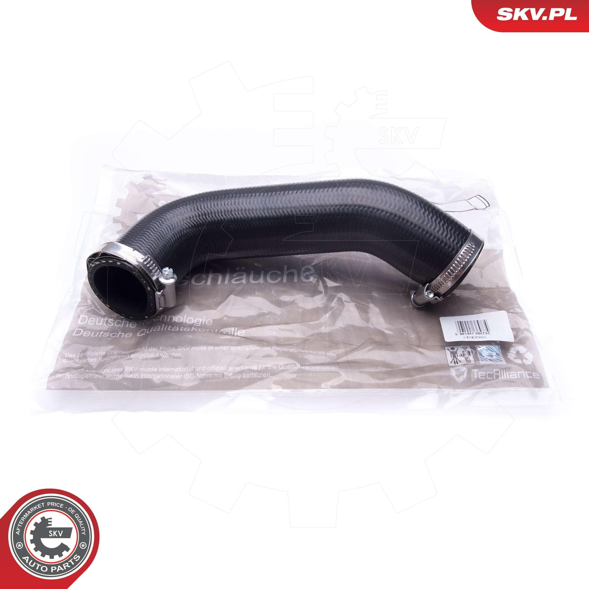 Патрубок интеркулера 24SKV965 SKV