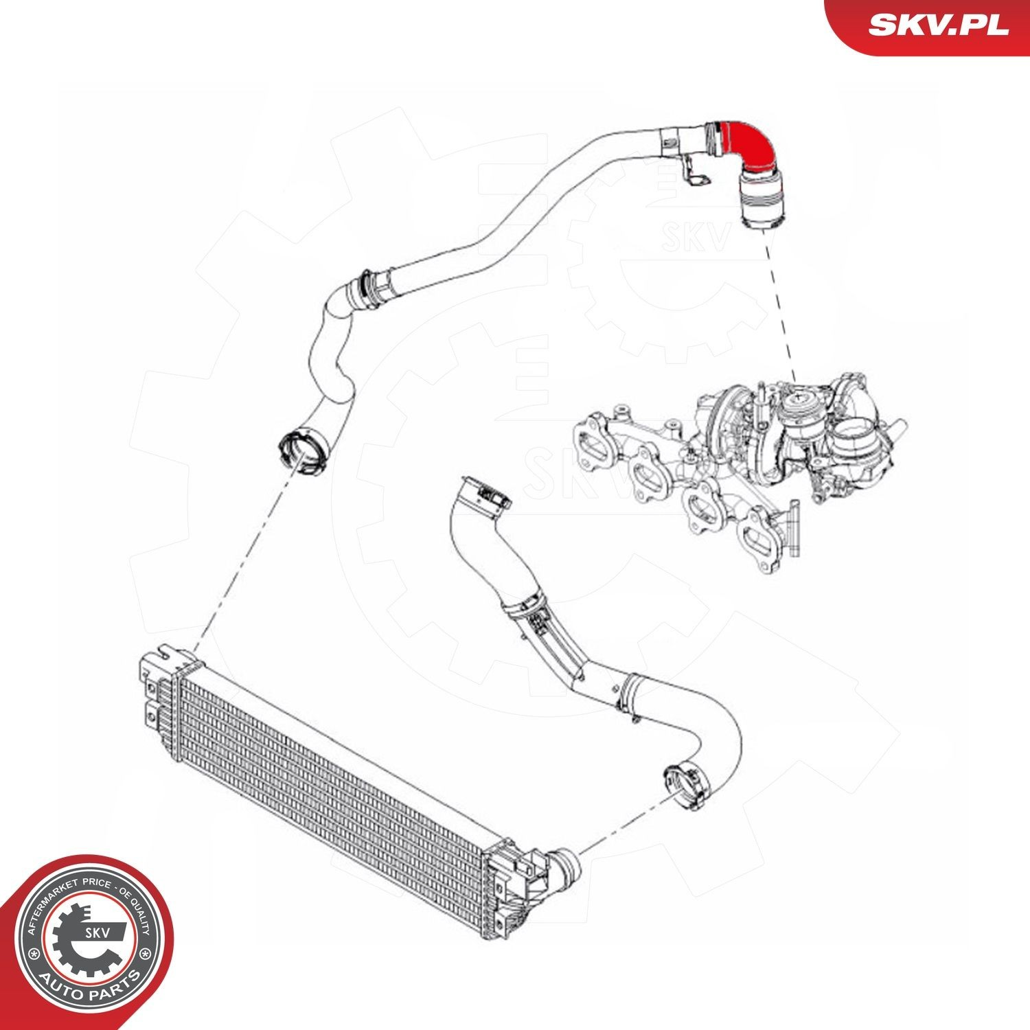 Шланг интеркуллера SKV 24SKV965