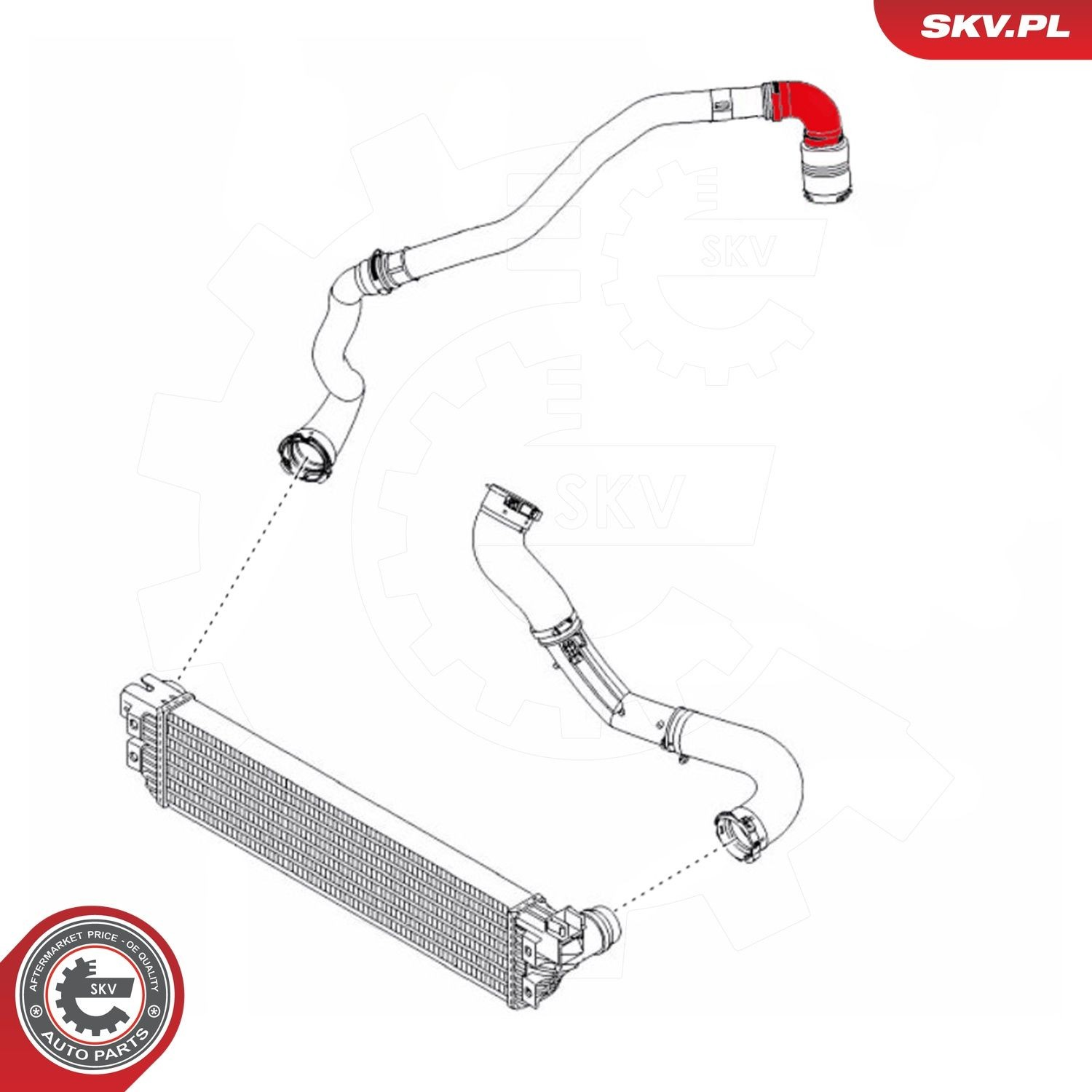 Шланг интеркуллера SKV 24SKV972