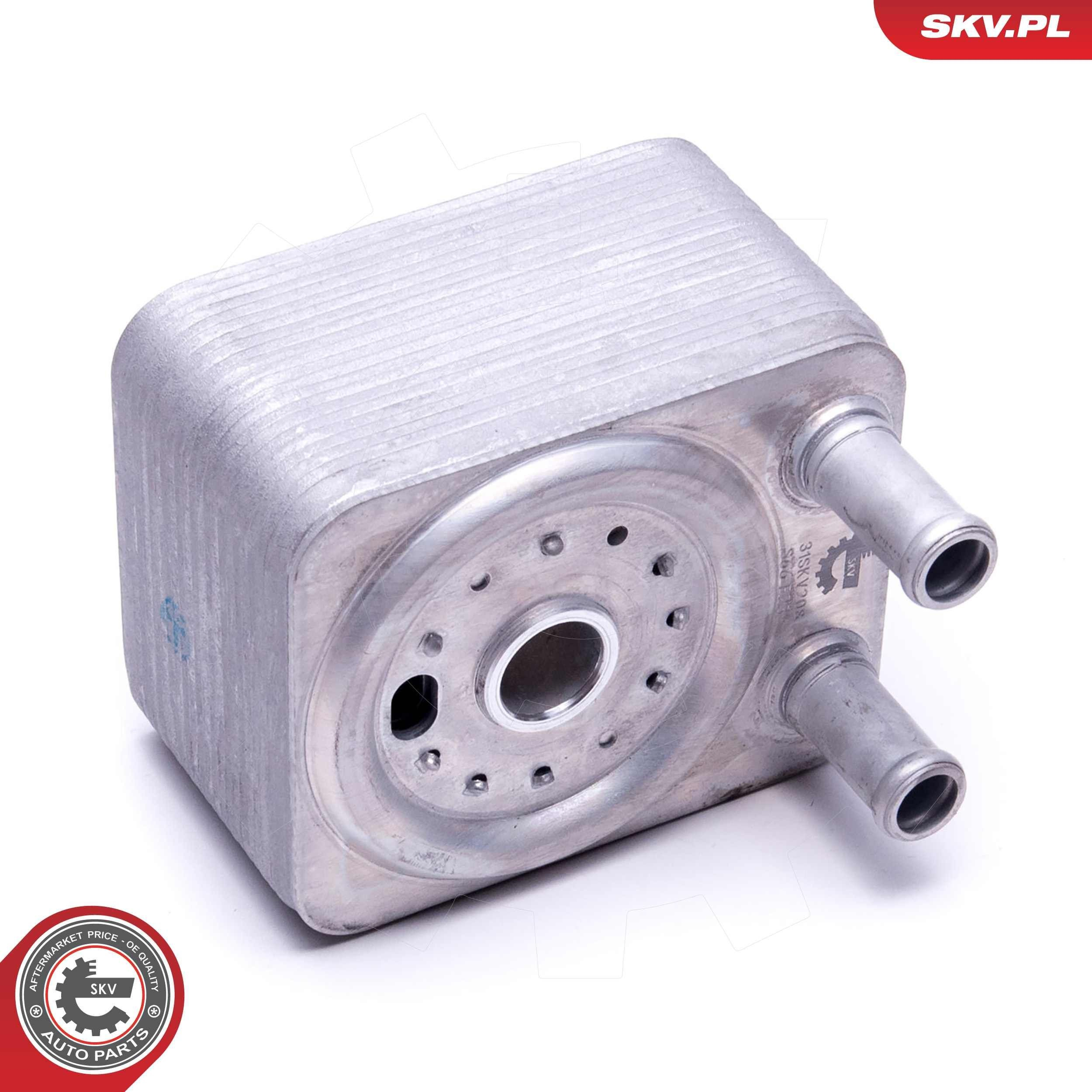 Купить 31SKV208 SKV Радиатор масляный (холодильник), под фильтром