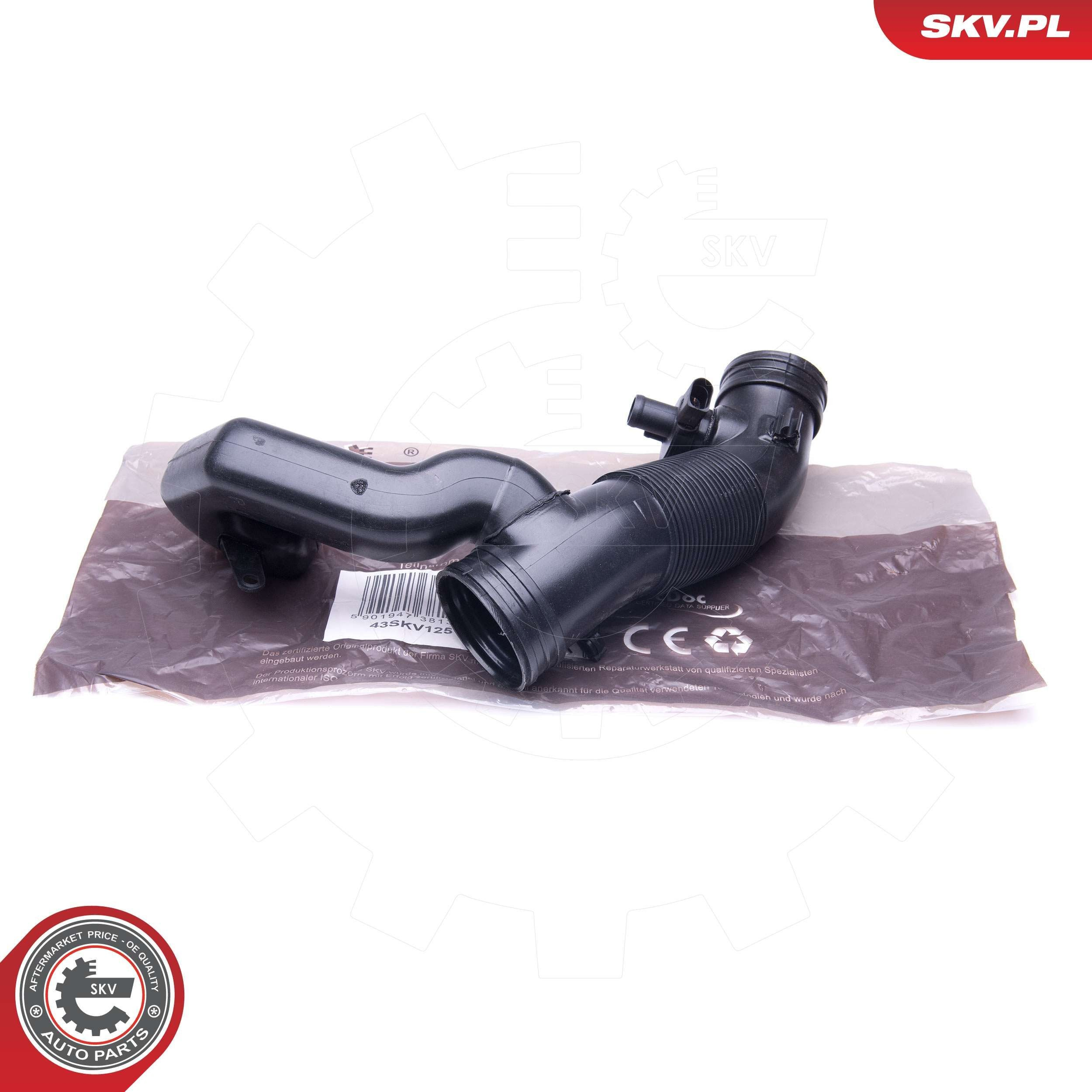 Гофра расходомера воздуха SKV 43SKV125 цена, от 26.69 USD