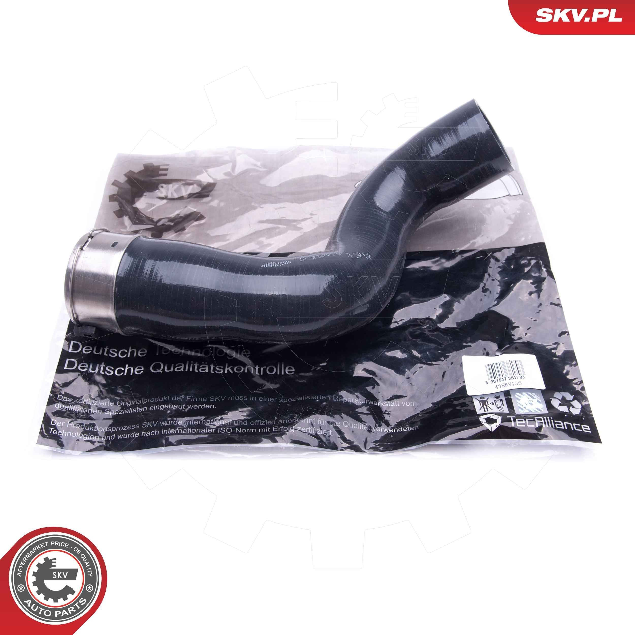 43SKV136 SKV Патрубок интеркуллера