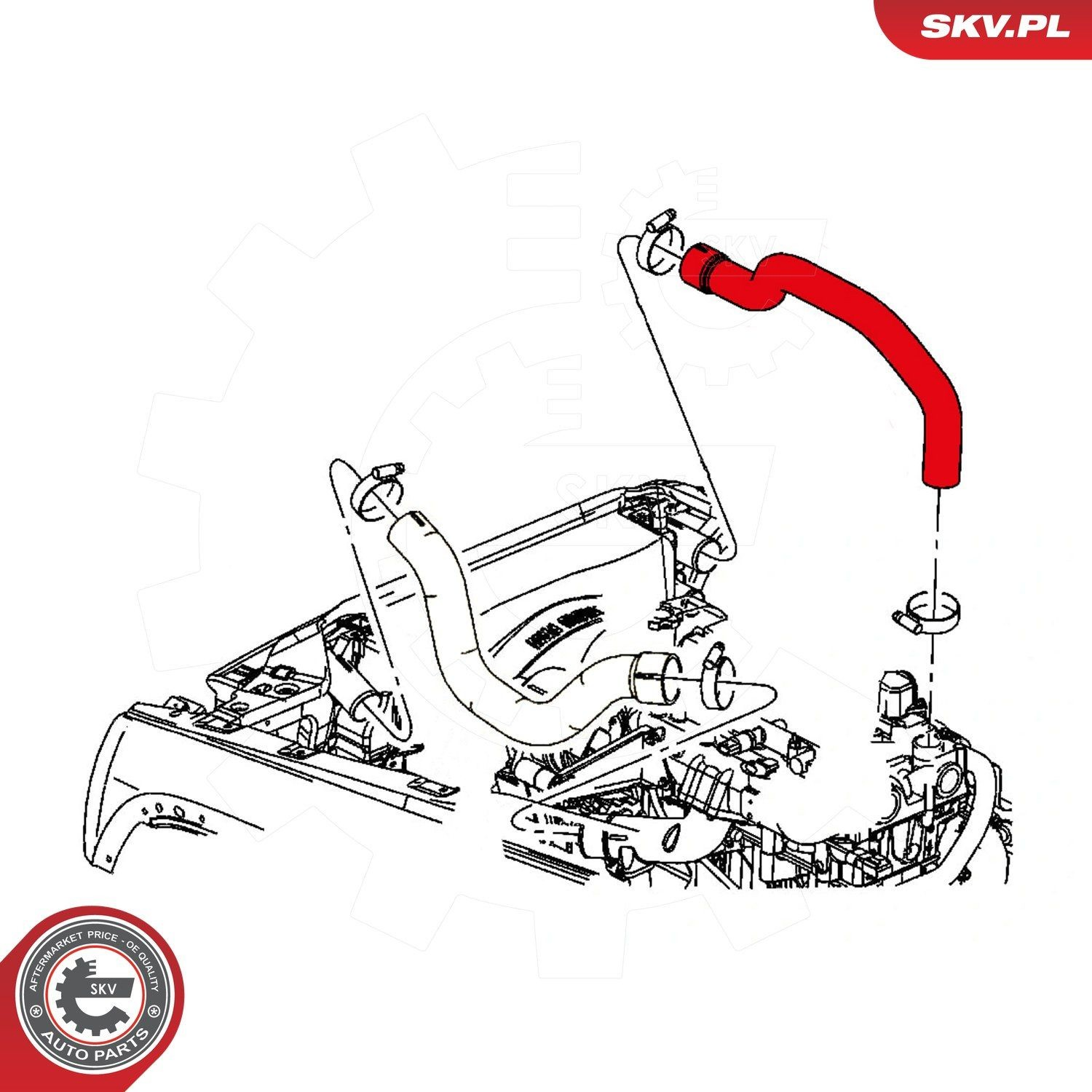 Купить 52079801AC Chrysler Патрубок интеркулера