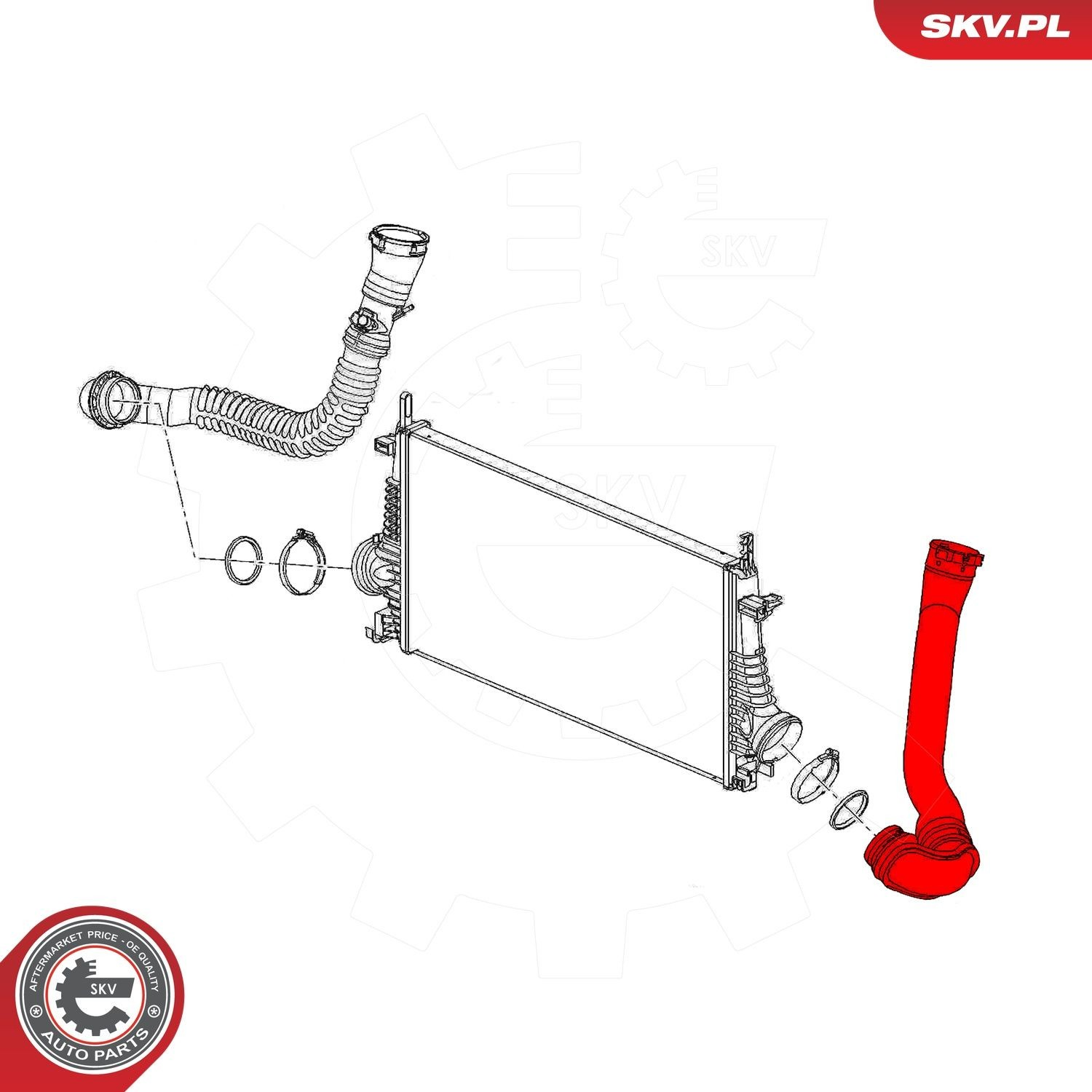 Шланг интеркуллера SKV 43SKV305