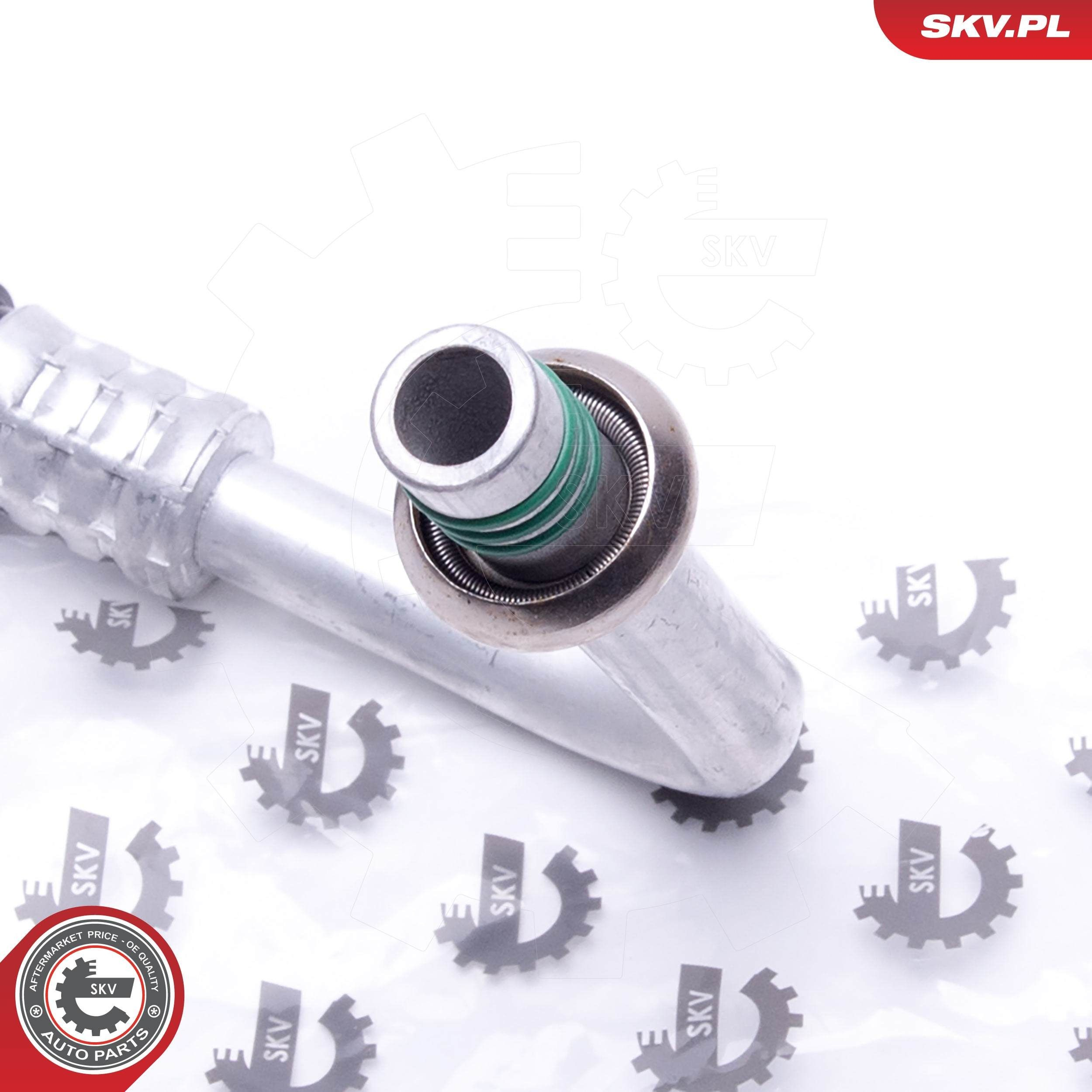 Купить 43SKV509 SKV Шланг кондиционера, от компрессора к радиатору