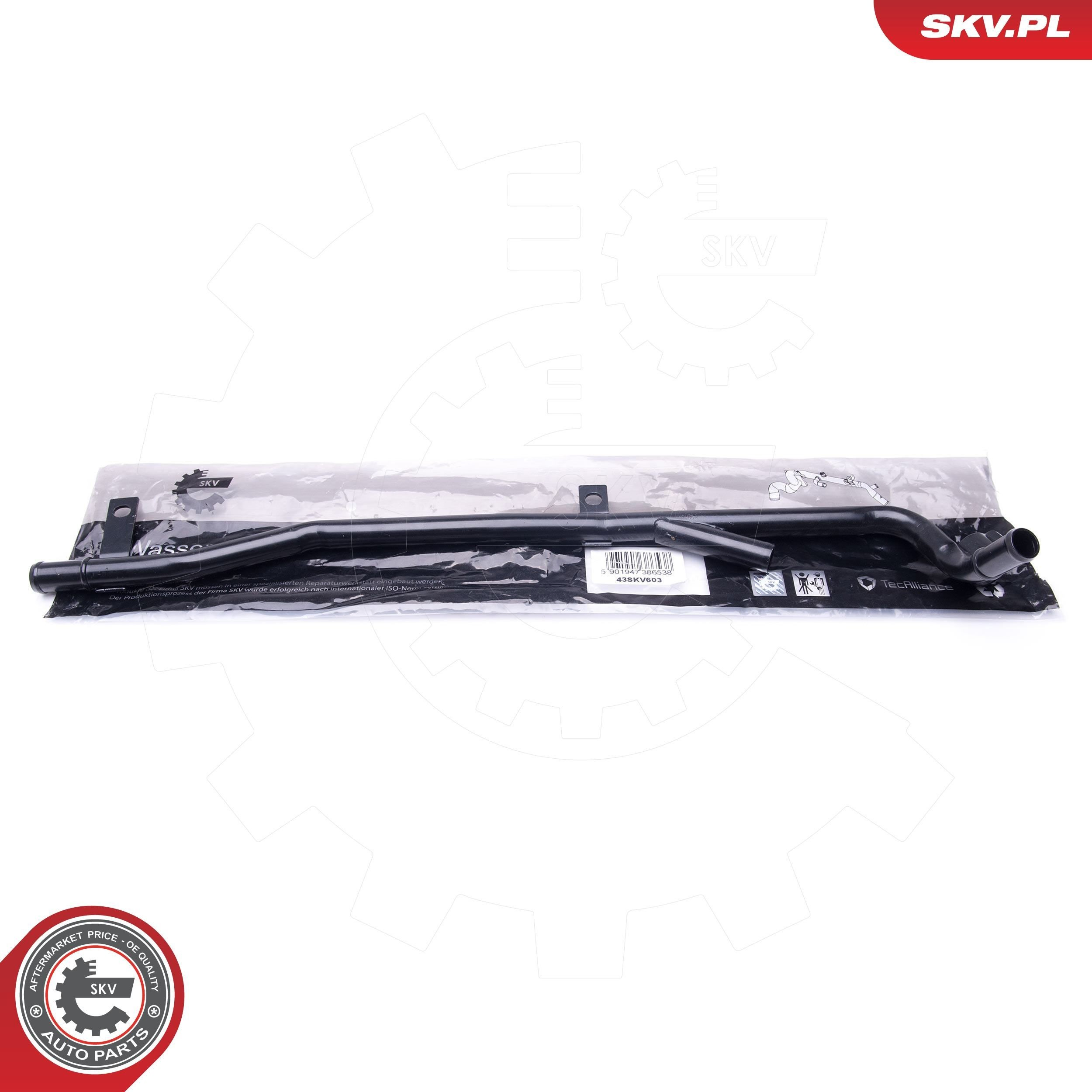 Патрубок системы охлаждения 43SKV603 SKV