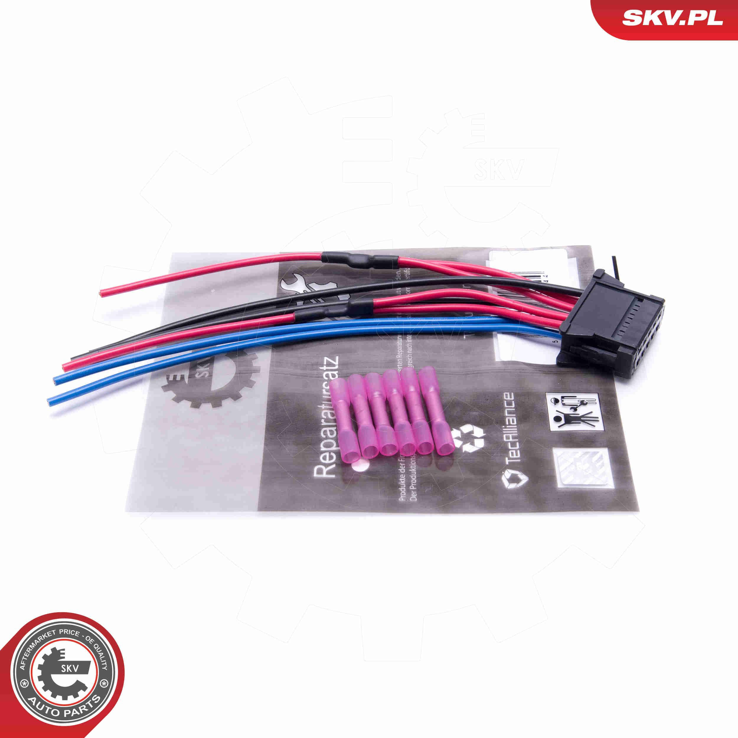 Разъем (фишка) резистора моторчика печки SKV 53SKV102