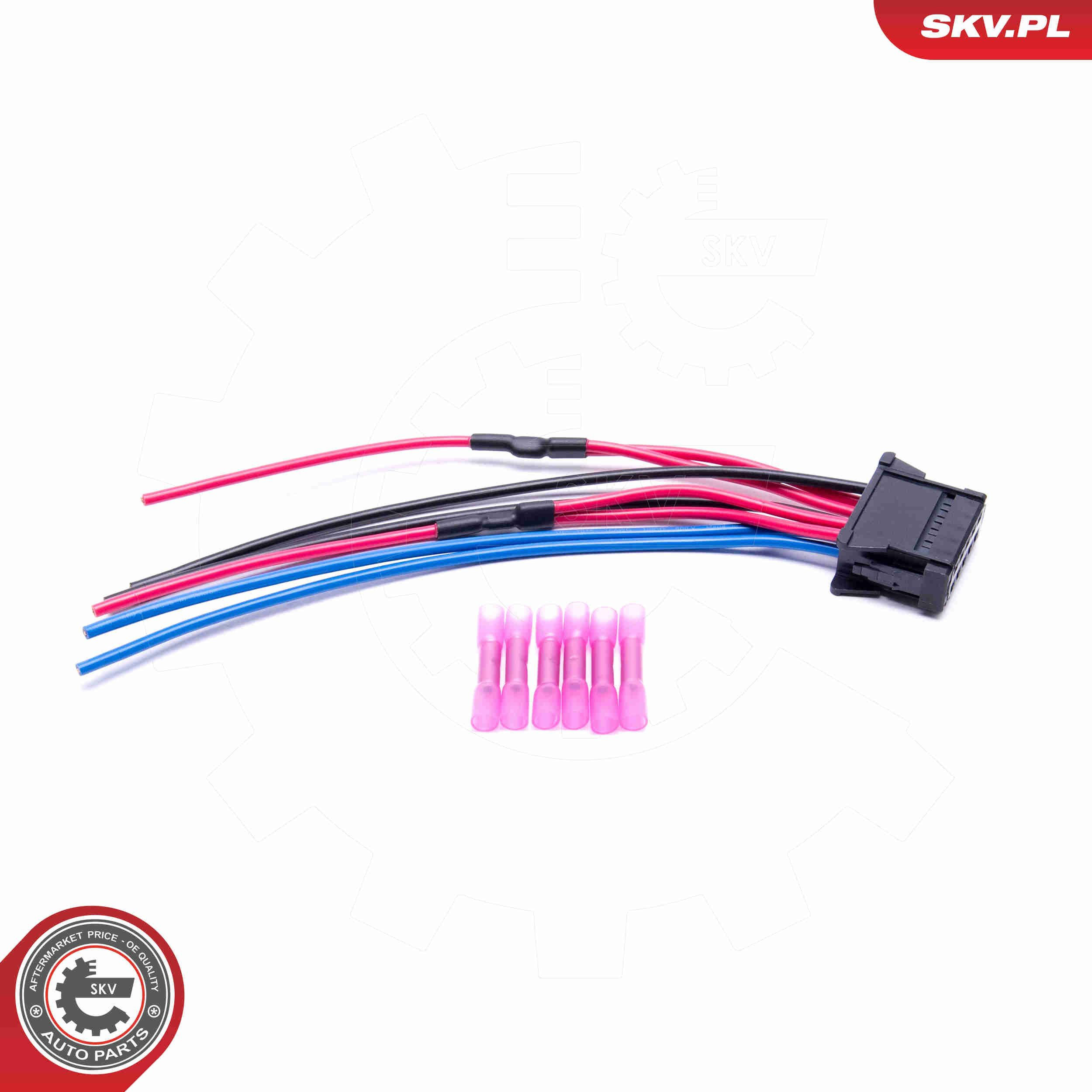 Купить 53SKV102 SKV Разъем (фишка) резистора моторчика печки