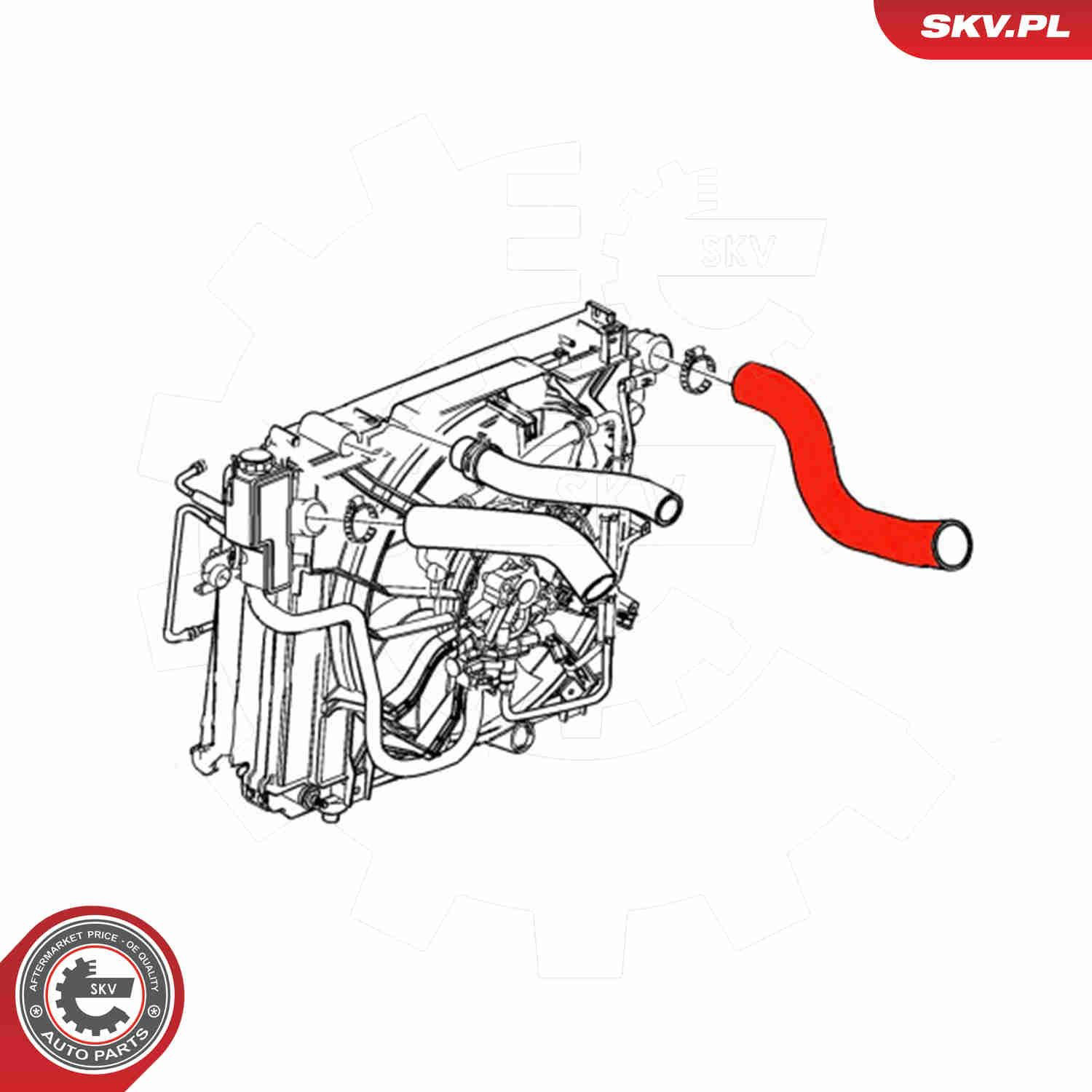 Патрубок интеркулера K52079979AB Fiat/Alfa/Lancia