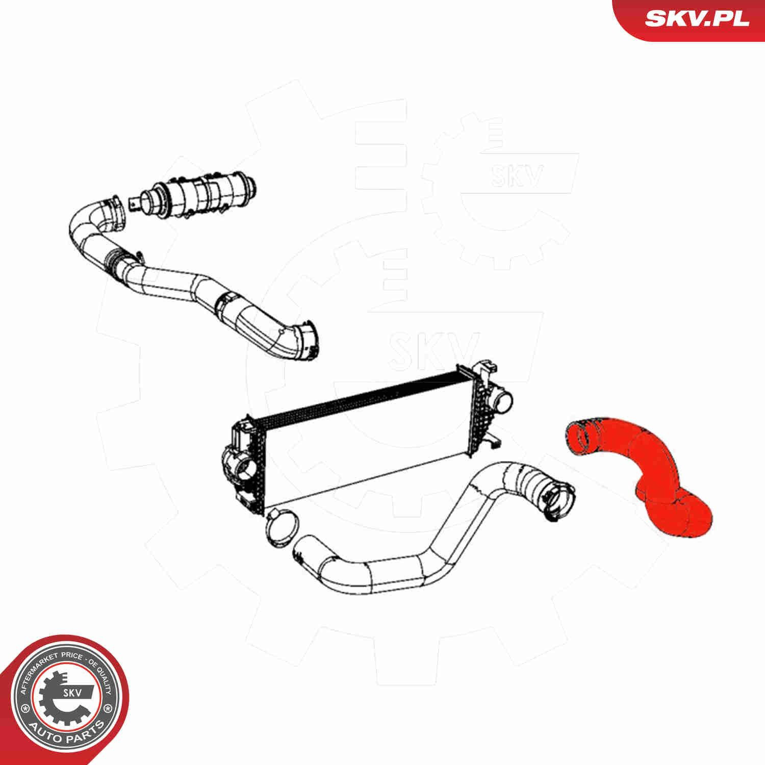 Купить K55038006AC Fiat/Alfa/Lancia Патрубок интеркулера