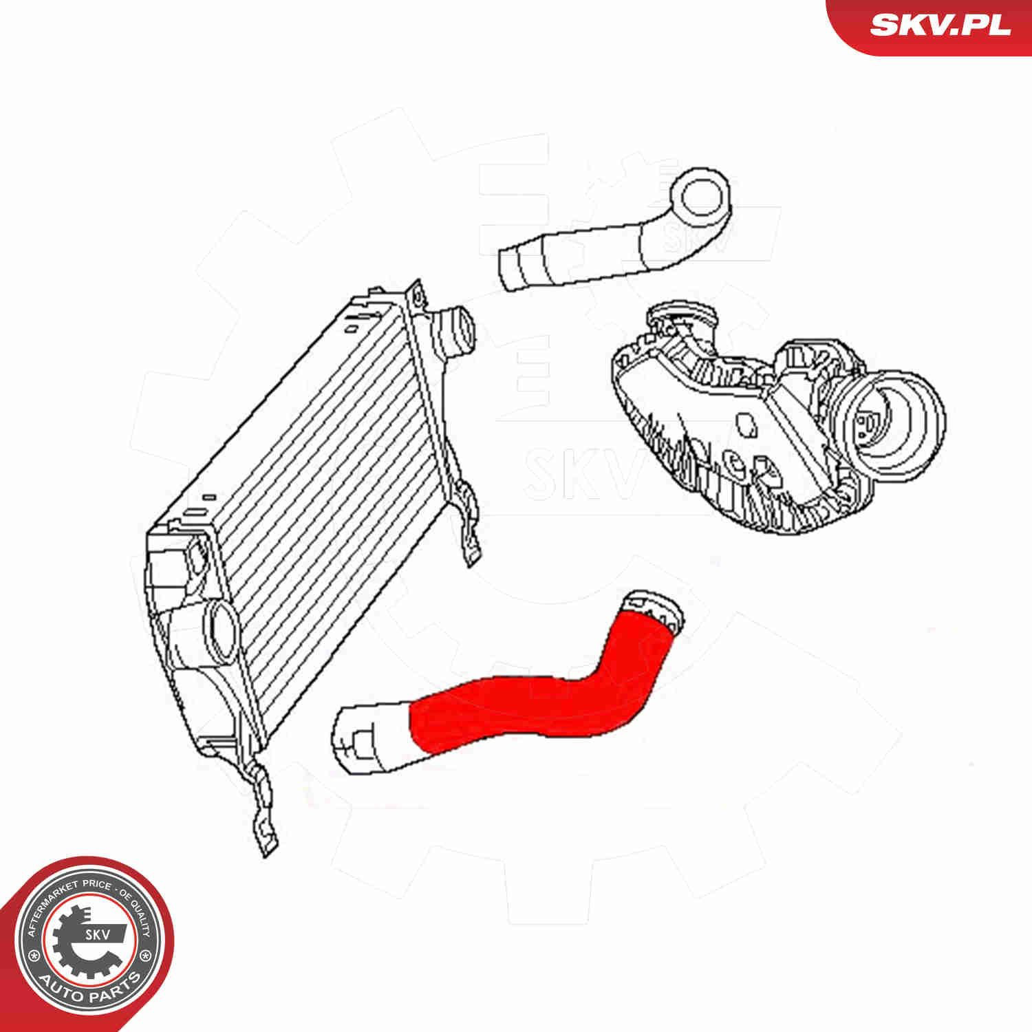 54SKV103 SKV Патрубок интеркуллера