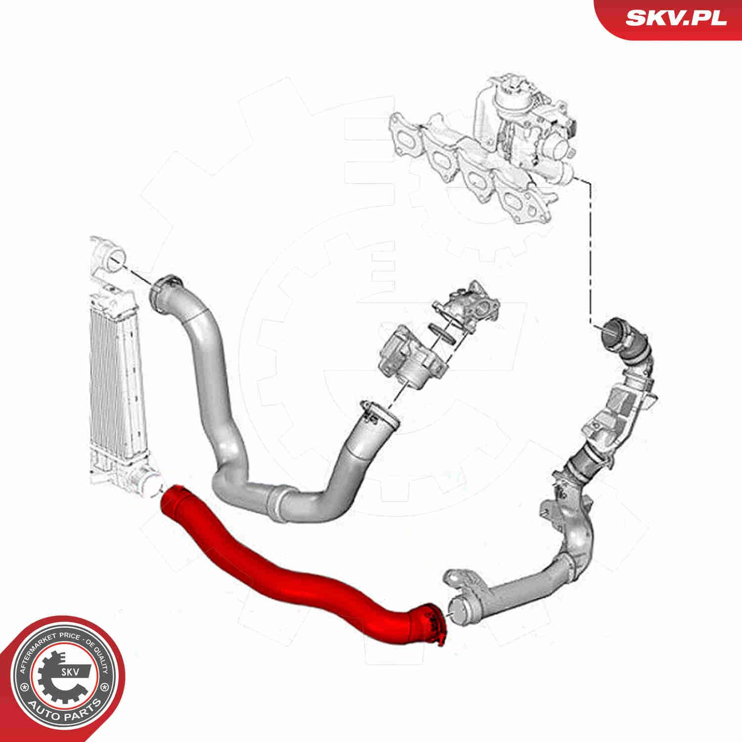 54SKV143 SKV Патрубок интеркуллера