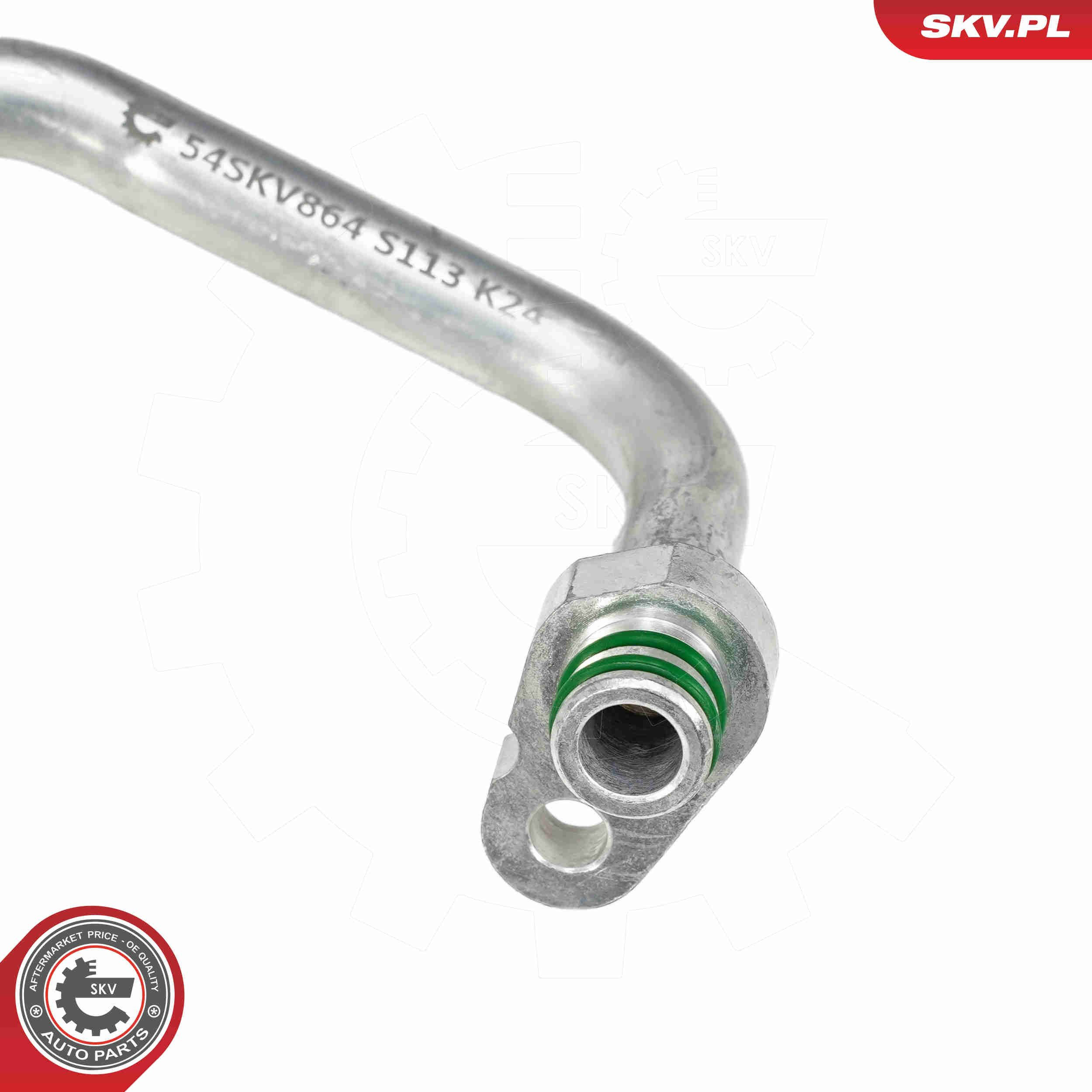 Купить 54SKV864 SKV Шланг кондиционера, от компрессора к радиатору