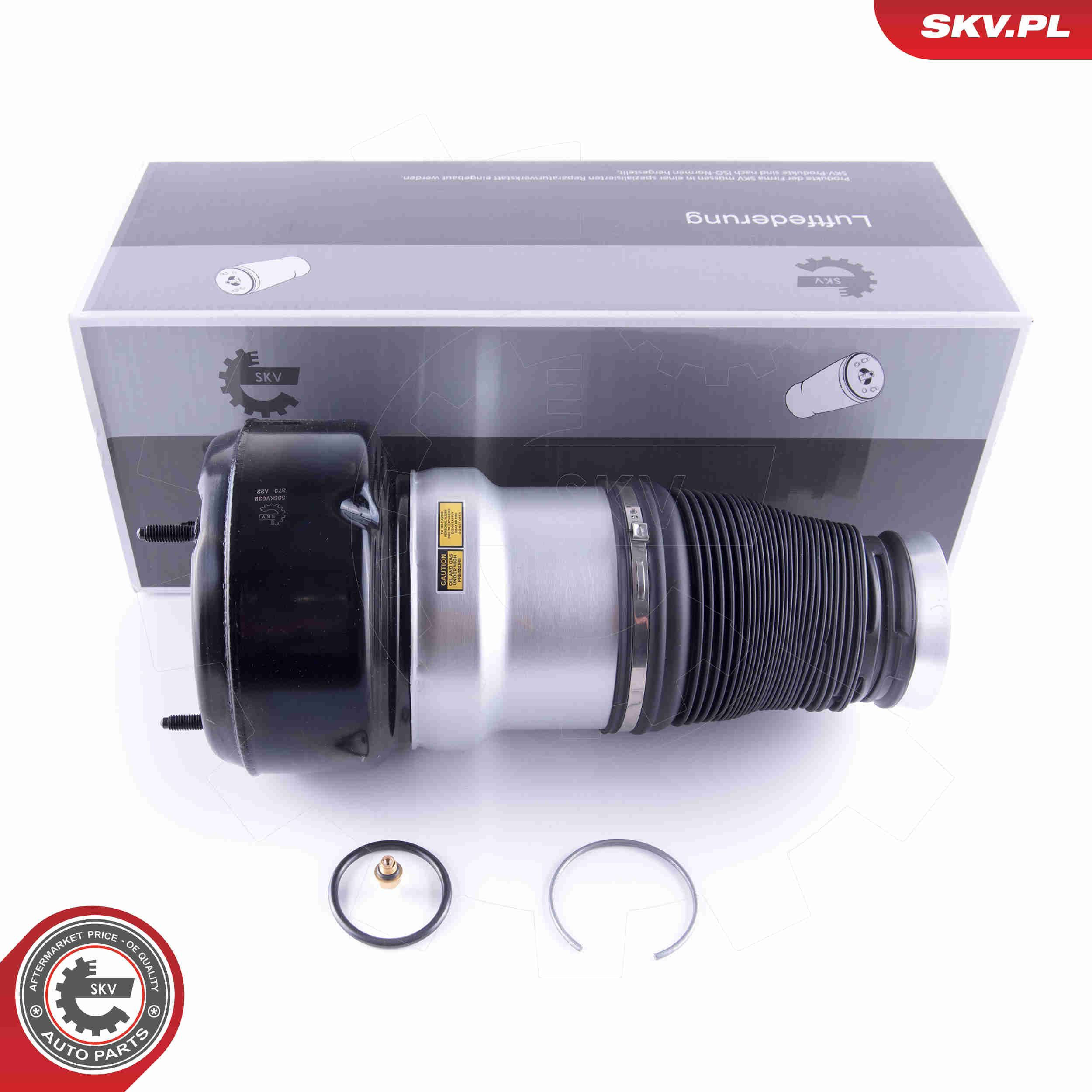Пневмоподушка/пневморессора моста переднего SKV 58SKV038