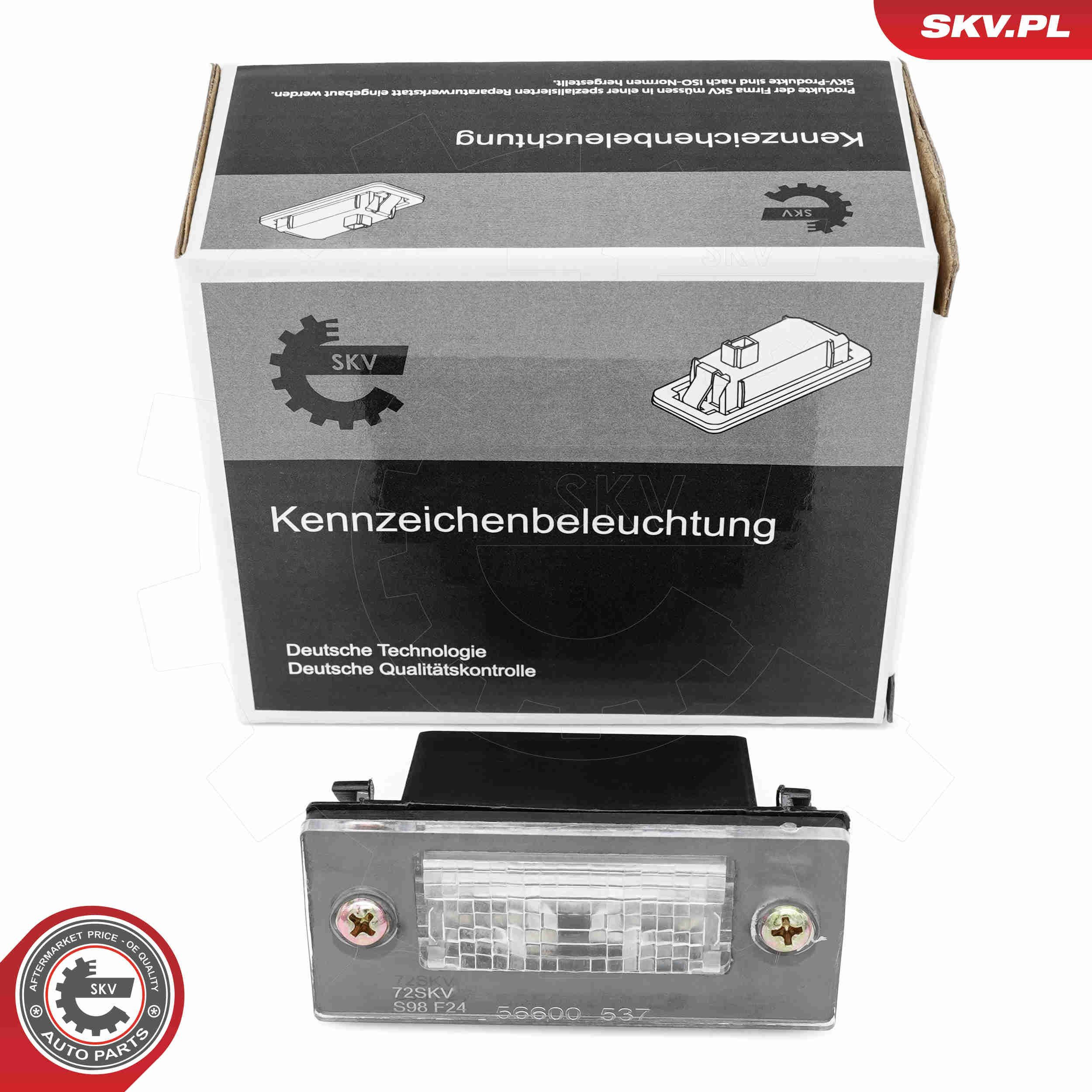 Фонарь подсветки заднего номера SKV 72SKV027 цена, от 9.48 USD