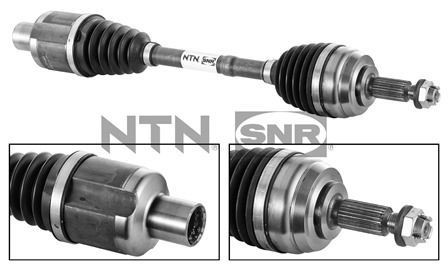 DK55015 SNR Полуось передняя, правая