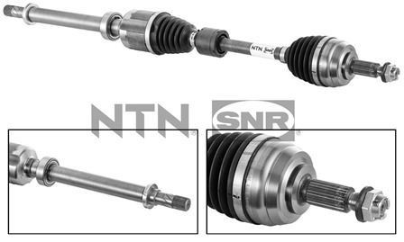 DK55017 SNR Полуось передняя, правая