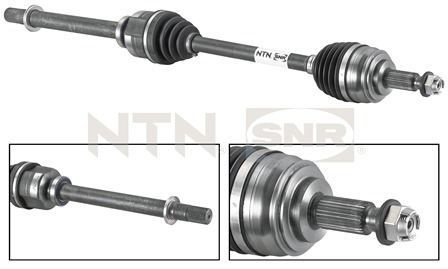 DK55043 SNR Полуось передняя, правая