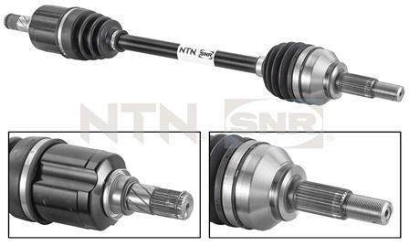 DK68002 SNR Полуось передняя левая