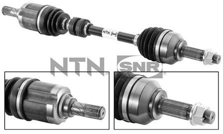 DK68006 SNR Полуось передняя левая