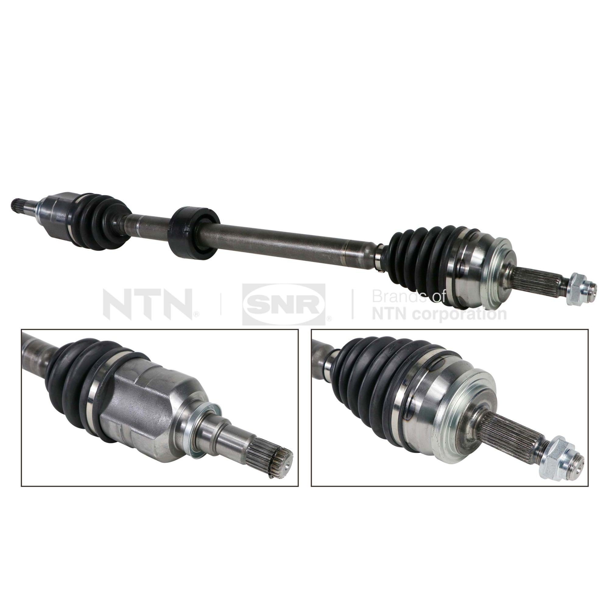 DK69027 SNR Полуось передняя, правая