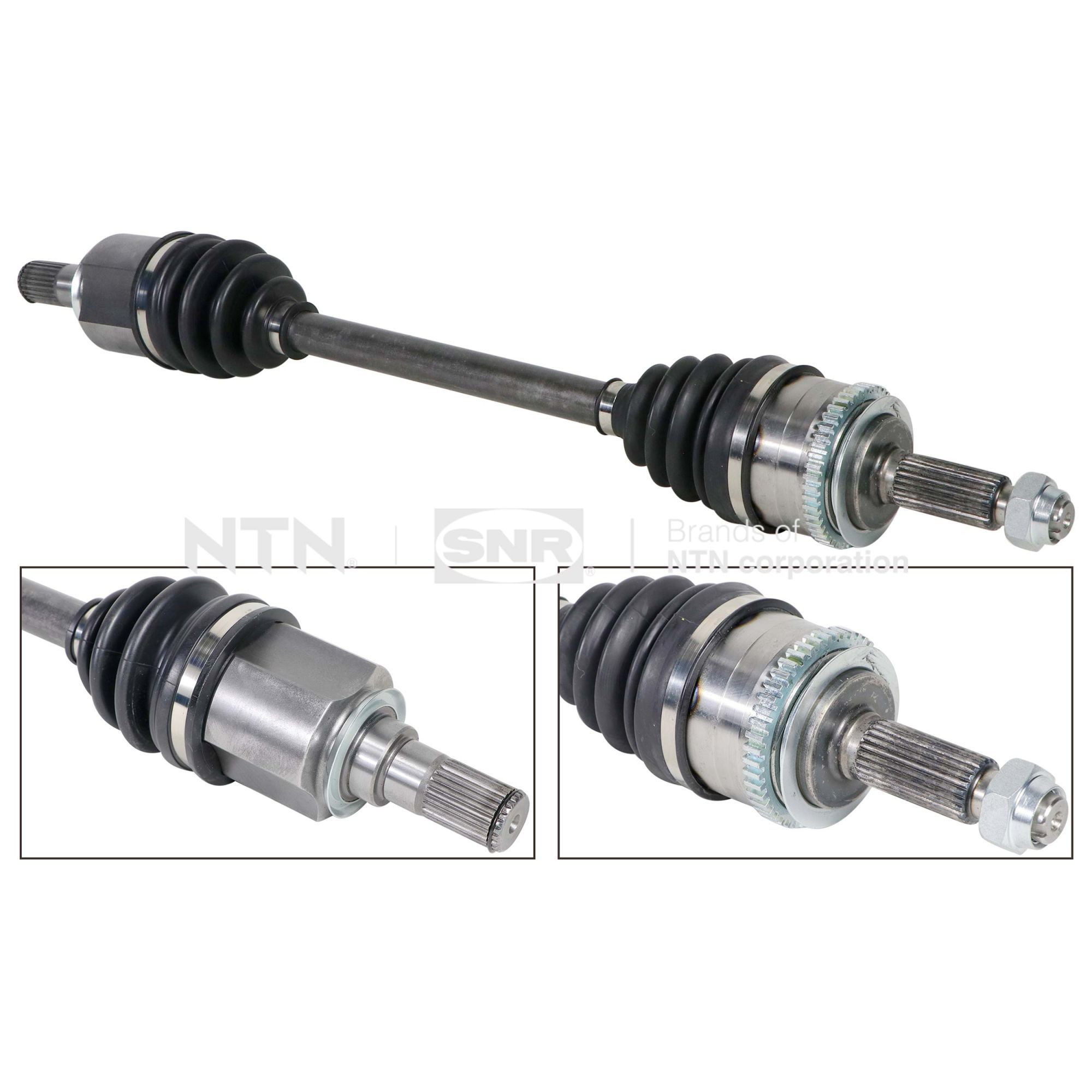 DK84002 SNR Полуось передняя левая