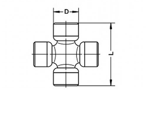 0437187506000 Daihatsu Крестовина карданного вала