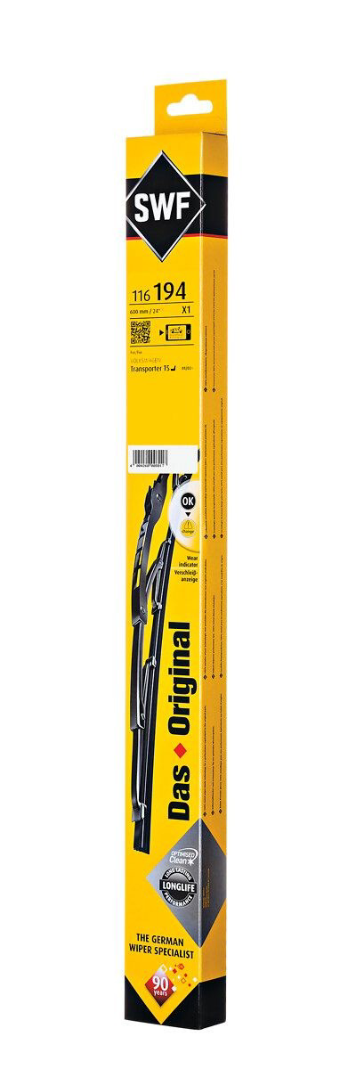 Щетка-дворник лобового стекла пассажирская 116194 SWF