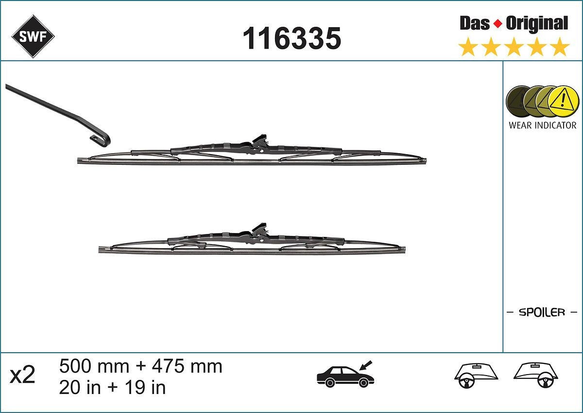Дворники Opel Astra G седан (F69) (1998 - 2009) цена, от 16.33 USD
