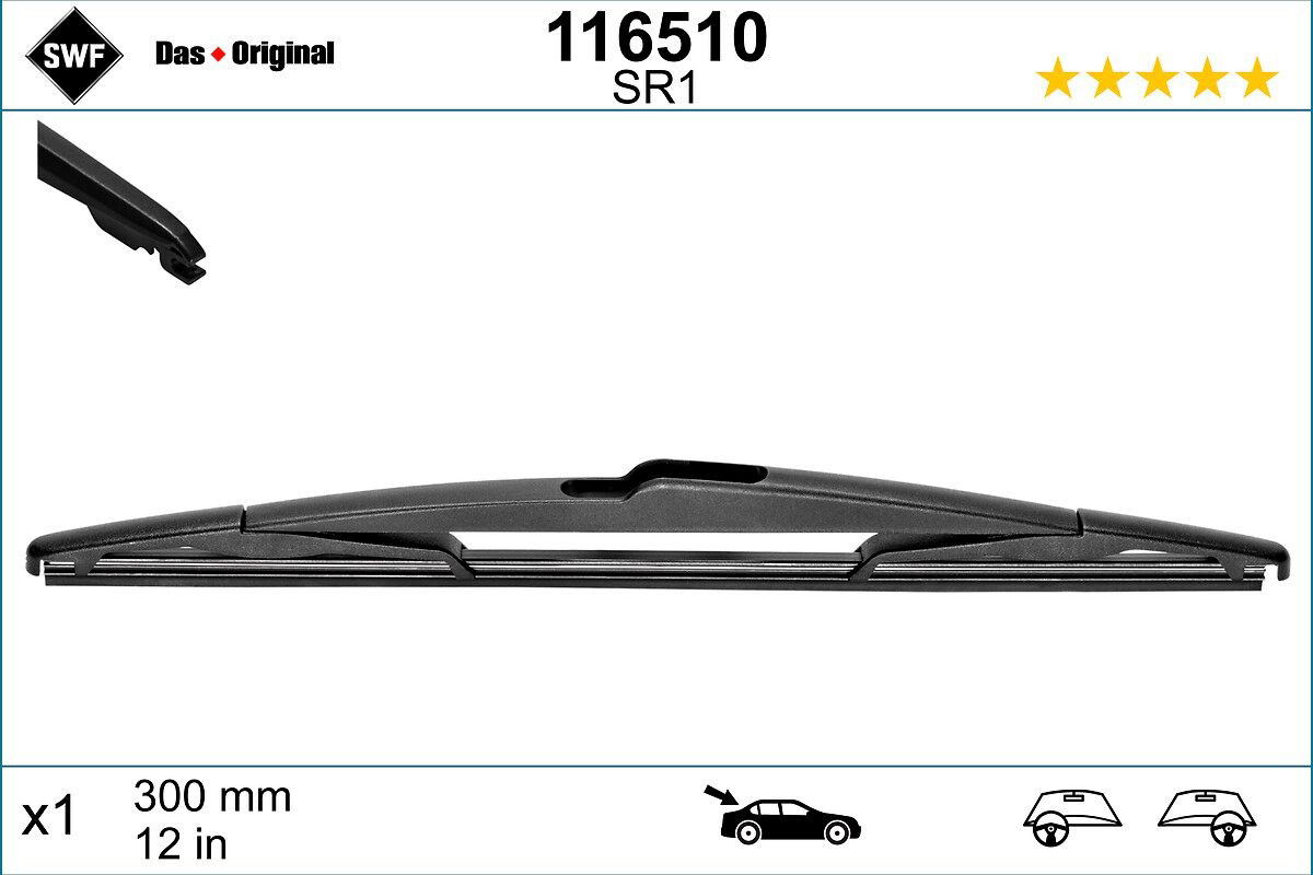 дворник заднего стекла SWF 116510 цена, от 5.46 USD