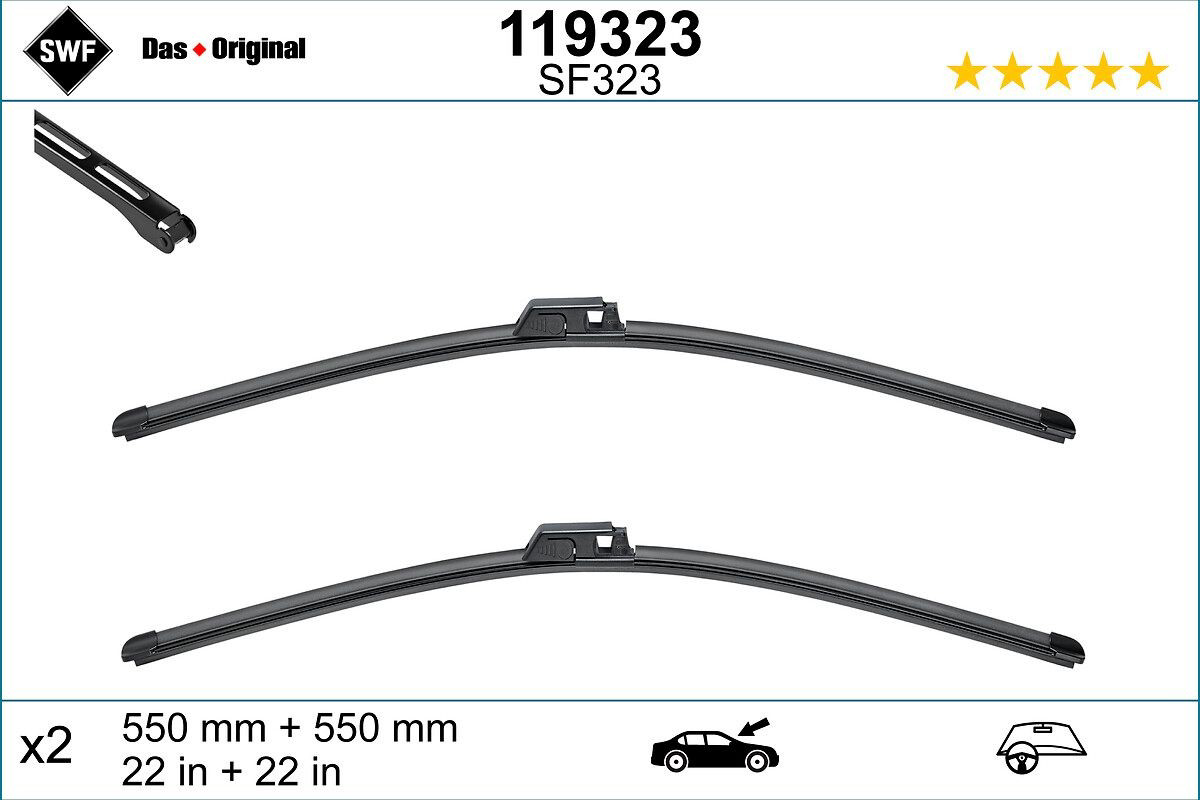 Дворники SWF 119323 цена, от 28.08 USD