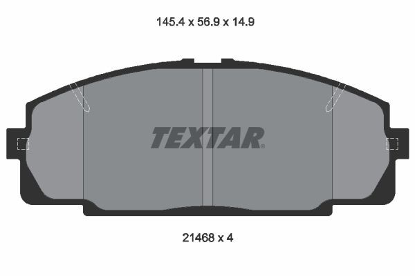 2146801 Textar Колодки передние