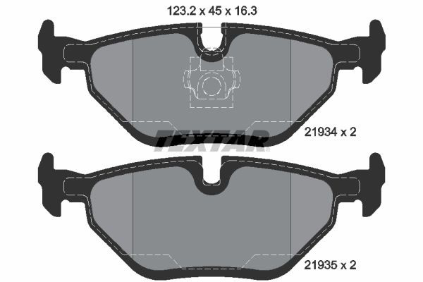 2193404 Textar Колодки тормозные дисковые комплект