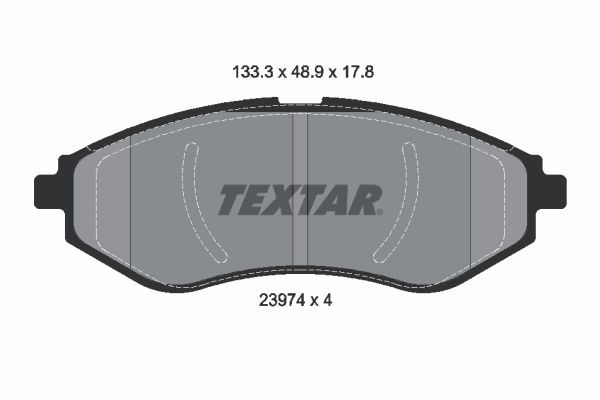 2397401 Textar Колодки передние