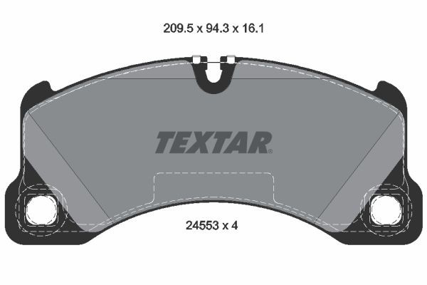 2455301 Textar Колодки передние