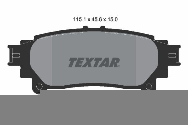 2491801 Textar Колодки тормозные дисковые комплект