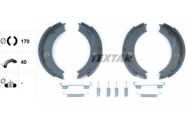Тормозные колодки стояночного тормоза Textar 91057900 цена, от 27.90 USD